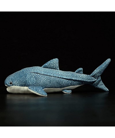 Great Whale Shark Plush - Lifelike 20.5" Blue Texture Whale Shark Stuffed Animal Toys Soft Ocean Sharks Plush Toy Gift Collec...