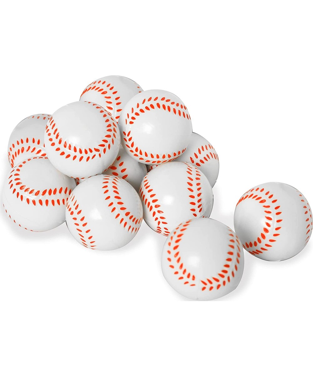 Baseball Party Favors Mini Foam Sport Balls 12 Pcs Baseball Stress Balls Prefect for Adults Kids Anxiety Relieve Pressure Squ...