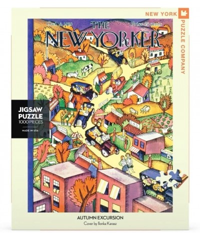 New Yorker Autumn Excursion - 1000 Piece Jigsaw Puzzle $43.34 Jigsaw Puzzles