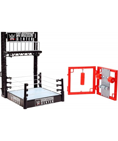 WWE Wrekkin’ Performance Center Playset with Gym Breakable Accessories Collapsible Scaffolding Breakaway Sign Collapsible Rin...