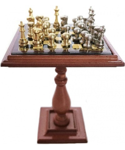 Miniature Chess Set and Table Magnet Chess Pieces 1:12 Dollhouse Accessories $38.39 Dollhouse Accessories