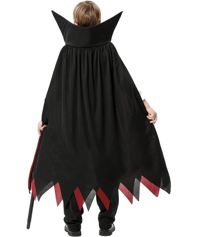 Halloween Gothic Vampire Costume Deluxe Set for Boys Kids Dracula Costume for Halloween Dress Up Party $33.60 Kids' Costumes