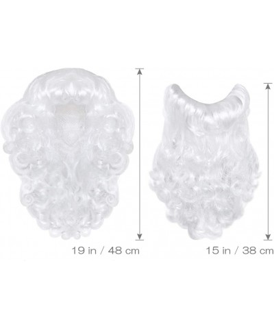 Santa Wig and Beard Set Christmas Wig White Fancy Dress Costume $20.08 Kids' Dress-Up Accessories