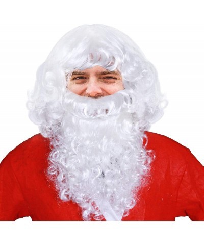 Santa Wig and Beard Set Christmas Wig White Fancy Dress Costume $20.08 Kids' Dress-Up Accessories