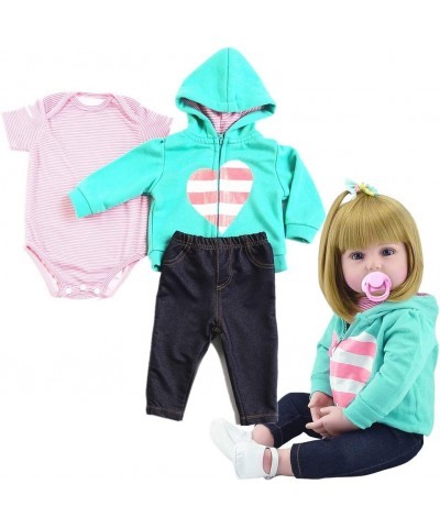 Reborn Baby Dolls Clothes Girl Outfit Accessories Fits 17-19 inch Reborn Baby Girl Newborn Doll Clothing $31.22 Doll Accessories