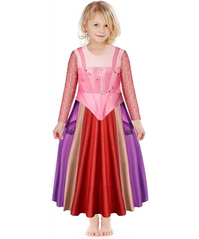 Little Girls Hocus Pocus Winifred Mary Dresses Witch Halloween Costumes Witch Dress Vampire Cosplay Outfits $44.20 Kids' Cost...