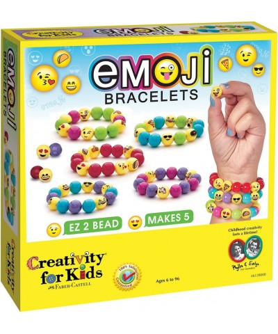 Emoji Bracelets Makes 5 Bead Bracelets - Arts and Crafts Jewelry Making for Kids $18.28 Kids' Drawing & Writing Boards