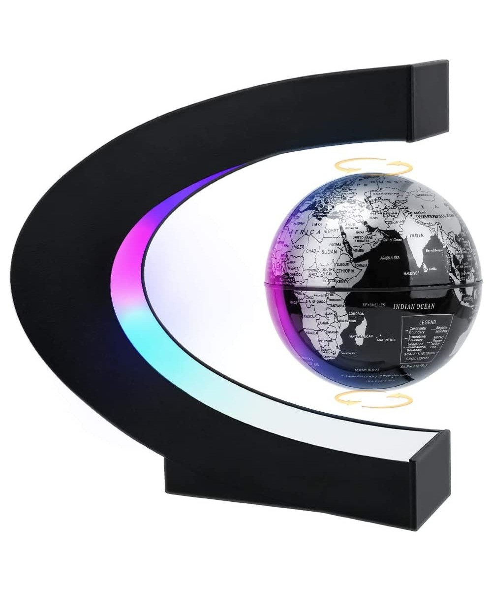 Magnetic Levitating Globe with LED Light Cool Tech Gift for Men Father Boys Birthday Gifts for Kids Floating Globes World Des...