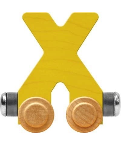 NameTrain Bright Letter Car X - Made in USA (Yellow) $17.73 Toy Vehicle Playsets