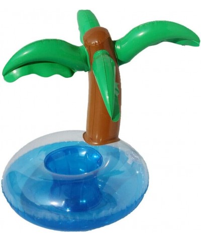 Palm Tree Pool Side Cup Holder Inflatable Water Fun Drink Float $25.30 Swimming Pool & Outdoor Water Toys