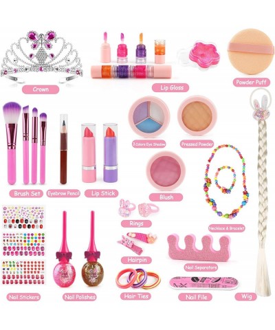 36 Pcs Kids Makeup Kit for Girl Washable Kids Makeup kit Real Cosmetic Safe & Non-Toxic Kids Makeup Beauty Set for Girls Hall...