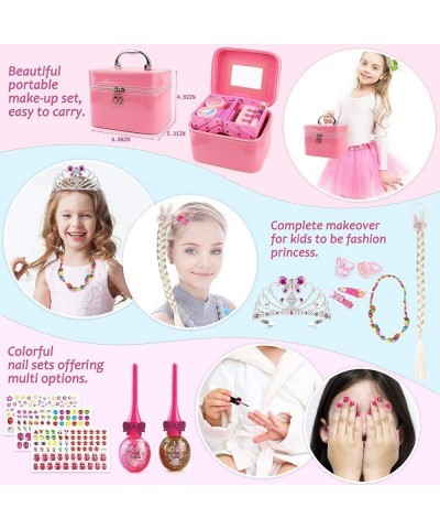 36 Pcs Kids Makeup Kit for Girl Washable Kids Makeup kit Real Cosmetic Safe & Non-Toxic Kids Makeup Beauty Set for Girls Hall...