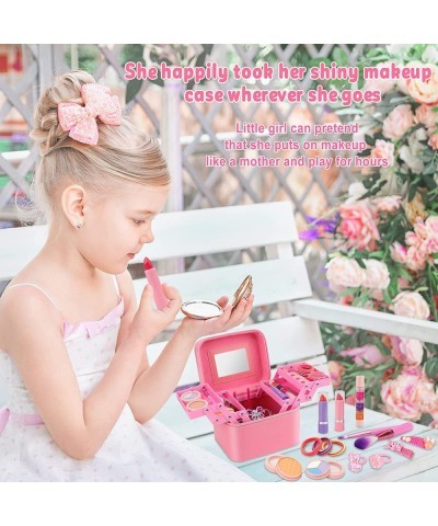 36 Pcs Kids Makeup Kit for Girl Washable Kids Makeup kit Real Cosmetic Safe & Non-Toxic Kids Makeup Beauty Set for Girls Hall...