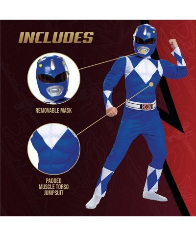 Power Rangers Boys Blue Ranger Costume $36.87 Kids' Costumes