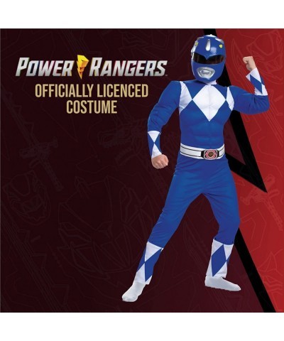 Power Rangers Boys Blue Ranger Costume $36.87 Kids' Costumes