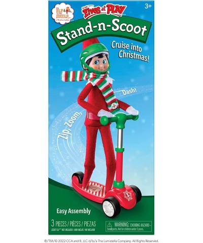 Elf on The Shelf Scout Boy (Blue Eyed Boy) with Elves at Play Stand-N-Scoot $71.95 Stuffed Animals & Teddy Bears