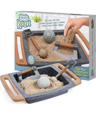 Kalm Zen Garden Box Fidget Toy with All-Natural and 3 Tools for Relaxing Play Sensory Toys Sand Toys for Adults and Kids $50....