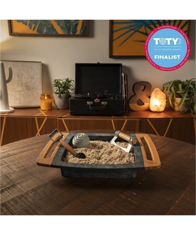 Kalm Zen Garden Box Fidget Toy with All-Natural and 3 Tools for Relaxing Play Sensory Toys Sand Toys for Adults and Kids $50....