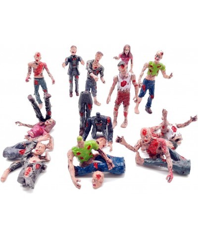 Zombie Action Figures Realistic Hand Painted Toy Figurine Models 12pcs $28.01 Action Figures