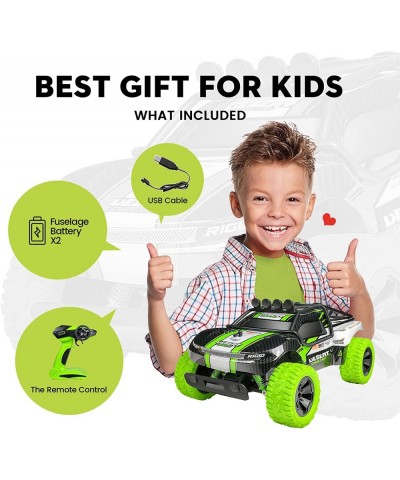 RC Car 1:16 Scale Remote Control Car Off Road 18 KM/H with Two Rechargeable Batteries for 40+ Min Play Fast RC Monster Vehicl...