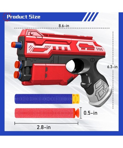 6 Pack Blaster Toys Guns for Boys Fit for Nerf Bullets Toy Guns with 160 PCS Refill Foam Darts for Boys Girls Hand Gun Toys f...