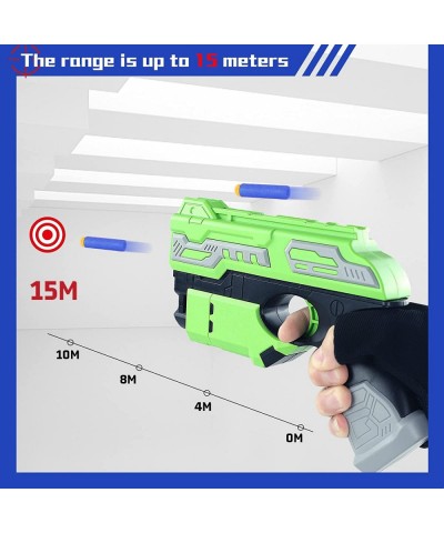 6 Pack Blaster Toys Guns for Boys Fit for Nerf Bullets Toy Guns with 160 PCS Refill Foam Darts for Boys Girls Hand Gun Toys f...