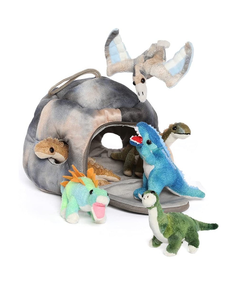 Dinosaur House with 6 Plush Dinosaurs Stuffed Animal Great Set Toy Childrens Day Gift for Boys and Girls 7.8 inch $43.26 Stuf...