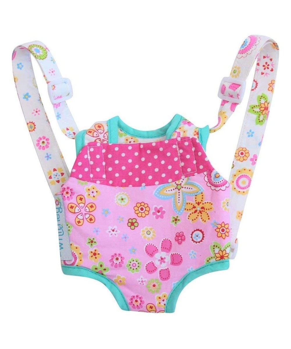 Patchwork Pink Doll Front Carrier with Straps $22.94 Doll Accessories