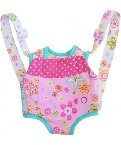 Patchwork Pink Doll Front Carrier with Straps $22.94 Doll Accessories