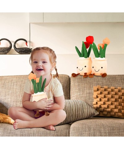 2-Pack Tulip Plant Plush Toys Succulent Stuffed Plant Pillow Home Living Room Decoration for Kids Boys Girl Gift $29.78 Kids'...