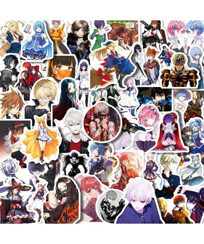 Anime Mixed Stickers 50pcs Cool Vinyl Waterproof Stickers for Laptop Water Bottles for Phone Car Skateboard Motorcycle Bicycl...