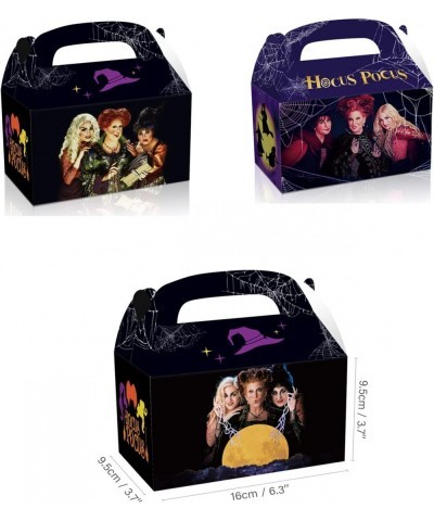 12Pcs Hocus Witch Pocus Birthday Party Supplies Kids Party Treat Boxes Candy Gift Bags Party Favors for Halloween Theme Party...