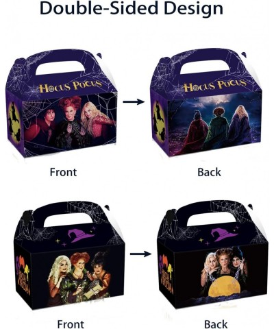 12Pcs Hocus Witch Pocus Birthday Party Supplies Kids Party Treat Boxes Candy Gift Bags Party Favors for Halloween Theme Party...