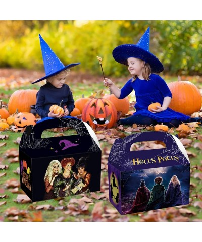 12Pcs Hocus Witch Pocus Birthday Party Supplies Kids Party Treat Boxes Candy Gift Bags Party Favors for Halloween Theme Party...