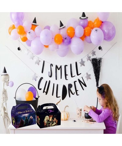 12Pcs Hocus Witch Pocus Birthday Party Supplies Kids Party Treat Boxes Candy Gift Bags Party Favors for Halloween Theme Party...