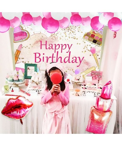 15 PCS Makeup Birthday Party Decoration Makeup Birthday Backdrop Spa Party Decoration Spa Party Supplies Makeup Birthday Part...