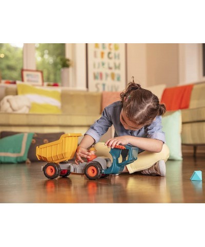 Dump Truck with Working Movable Parts and 1 Driver – Construction Vehicle Toy Trucks for Toddlers 18m+ $21.42 Kids' Play Trucks