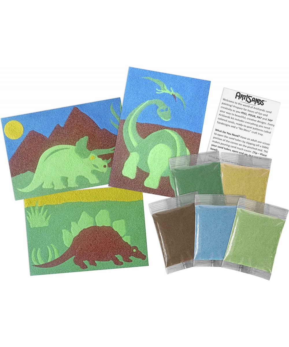 Dinosaurs Sand Painting Craft Kit Multiple (9202) $21.64 Craft Kits