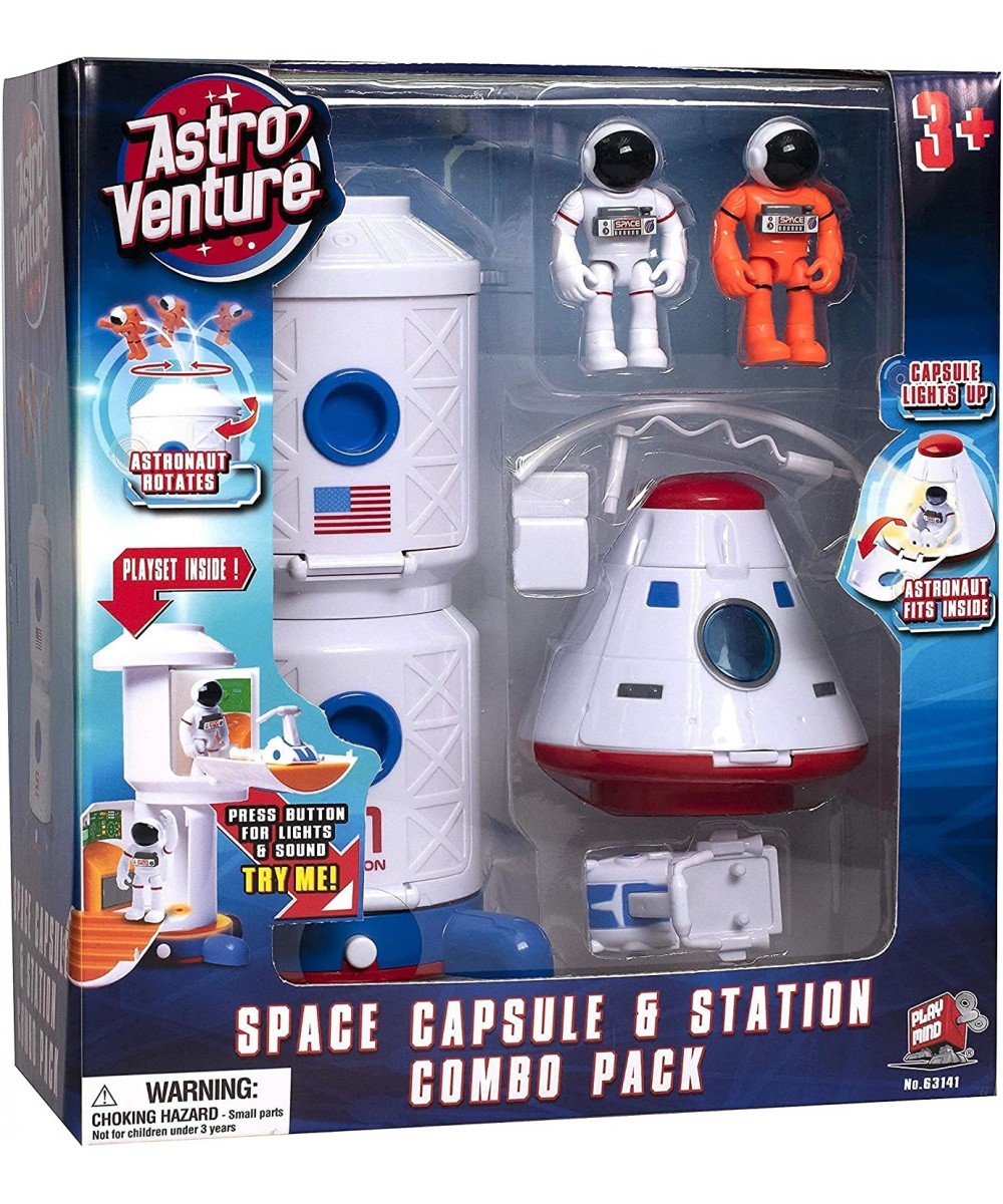 Space Playset - Toy Space Station & Space Capsule with Lights and Sound & 2 Astronaut Figurine Toys for Boys and Girls $72.49...