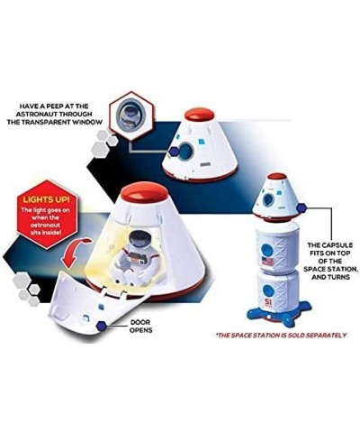 Space Playset - Toy Space Station & Space Capsule with Lights and Sound & 2 Astronaut Figurine Toys for Boys and Girls $72.49...