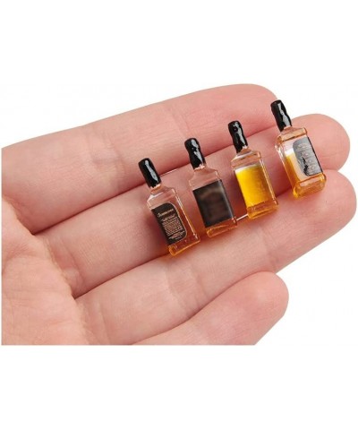 4Pcs Whiskey Wine Bottle Model 1/6 Scale Action Scene Accessories for 12" Figure Miniature Accessory $15.12 Action Figures