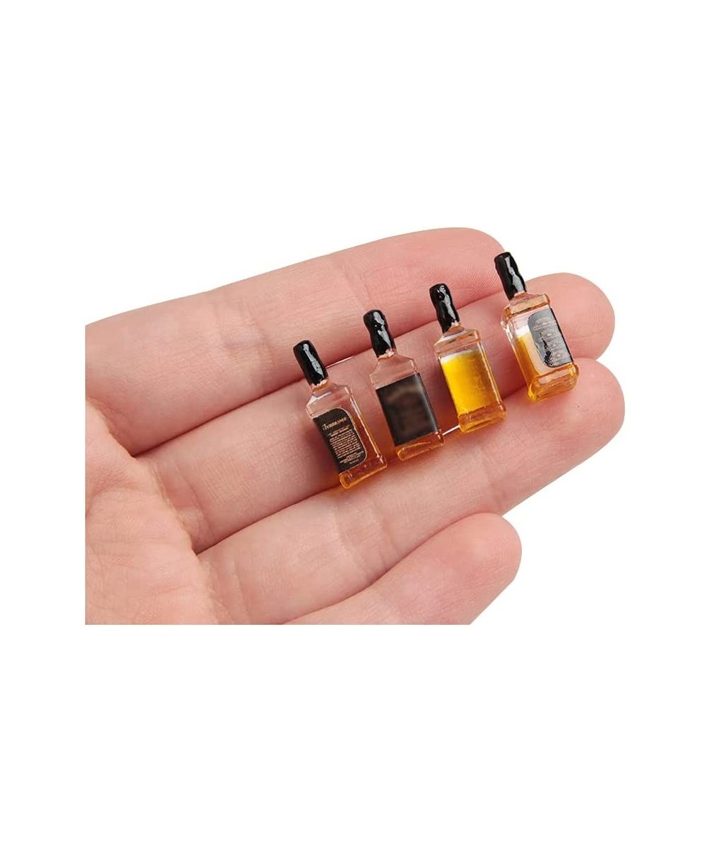 4Pcs Whiskey Wine Bottle Model 1/6 Scale Action Scene Accessories for 12" Figure Miniature Accessory $15.12 Action Figures