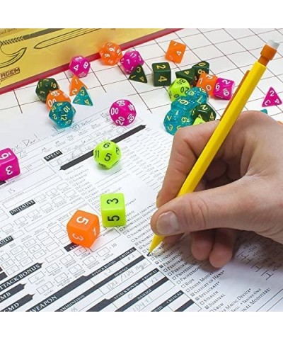 Series III - Polyhedral Dice Set for Tabletop RPG Adventure Games with a Dice Box - DND Dice Set Suitable for Dungeons and Dr...