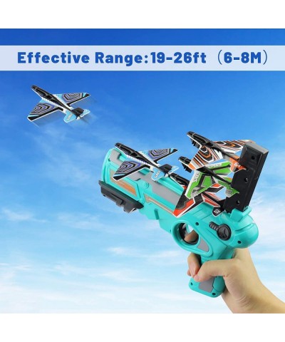 Catapult Plane One-Click Ejection Model Foam Airplane with 4 Pcs Glider Foam Gliders Toys Great Outdoor Play Gift for Kids $1...