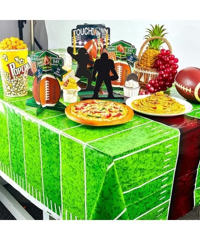 52 Pcs 3D Football Table Centerpiece Football Party Decorations Football Player Silhouette Centerpieces Football Field Tablec...