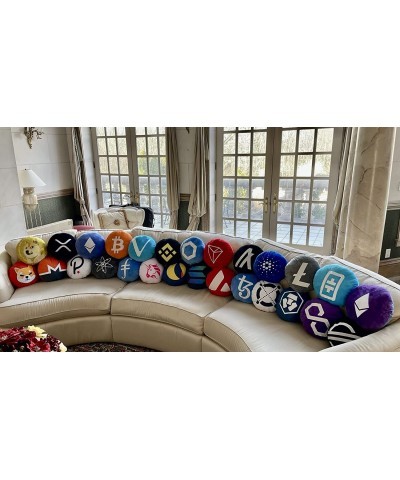 Terra Luna Pillow - Round Stuffed Plush Crypto Pillow.Shop Luna Plush Pillow $35.13 Kids' Plush Toy Pillows