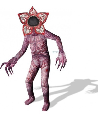 Demogorgon Costume for Kids Halloween Scary Cosplay Flower Monster Jumpsuit Dress Up $32.81 Kids' Costumes