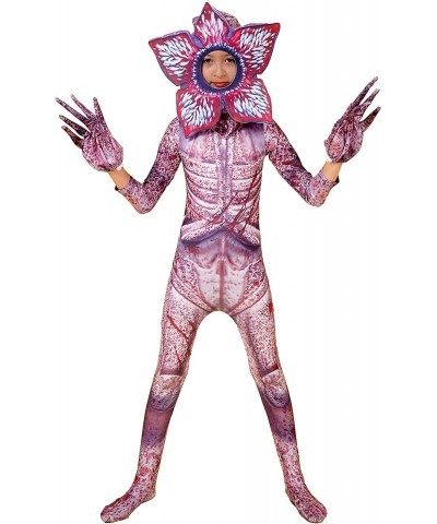 Demogorgon Costume for Kids Halloween Scary Cosplay Flower Monster Jumpsuit Dress Up $32.81 Kids' Costumes