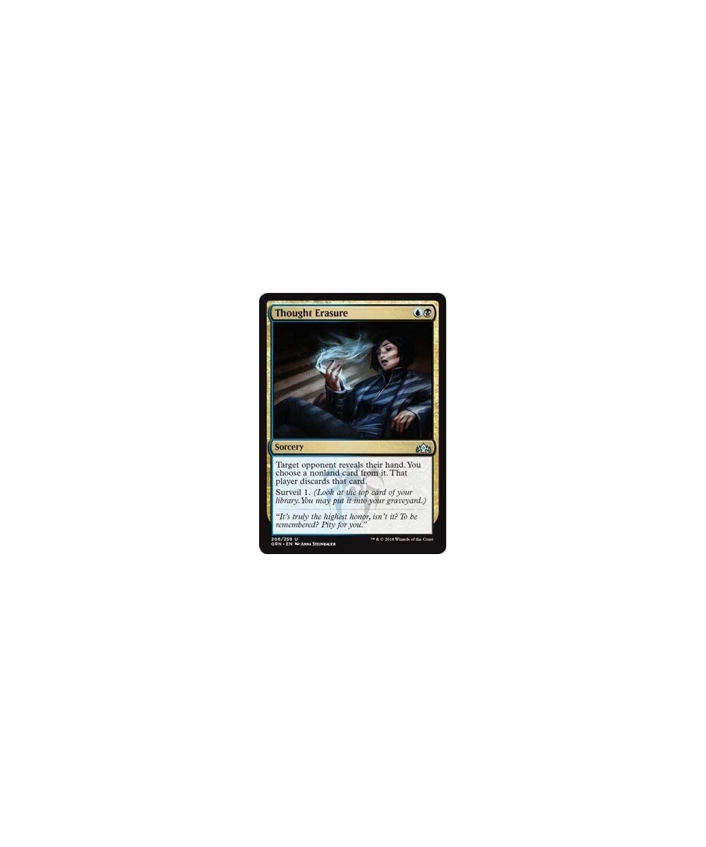 Thought Erasure (206/259) - Guilds of Ravnica - Foil $12.68 Card Games