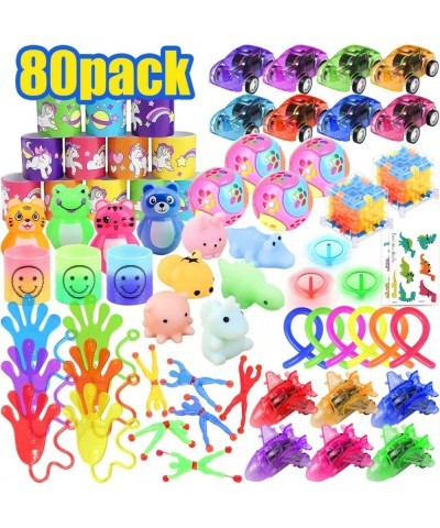 80Pcs Party Favors for Kids Valentines Day Gifts for Kids Fidget Toy Pack Treasure Box Toys for School Classroom Rewards Good...